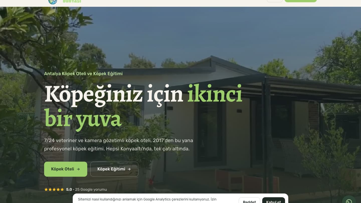 Patilerin Dünyası homepage